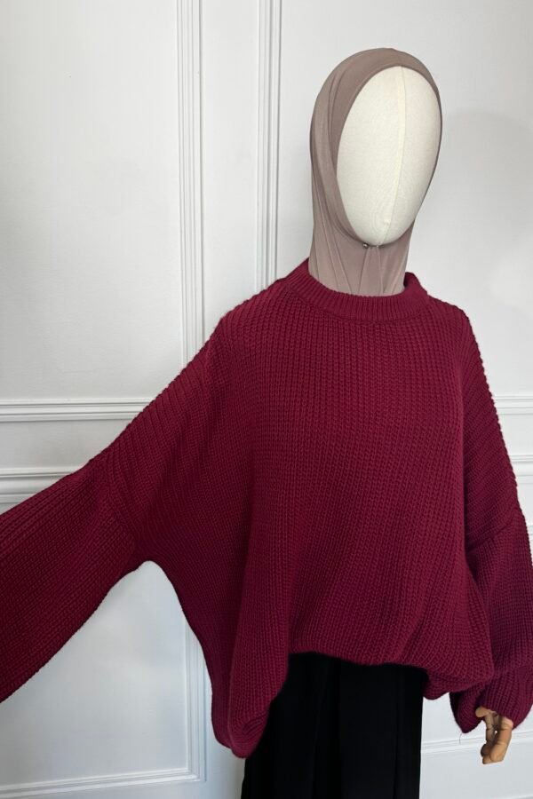 Pull Manches carrés – Bordeaux