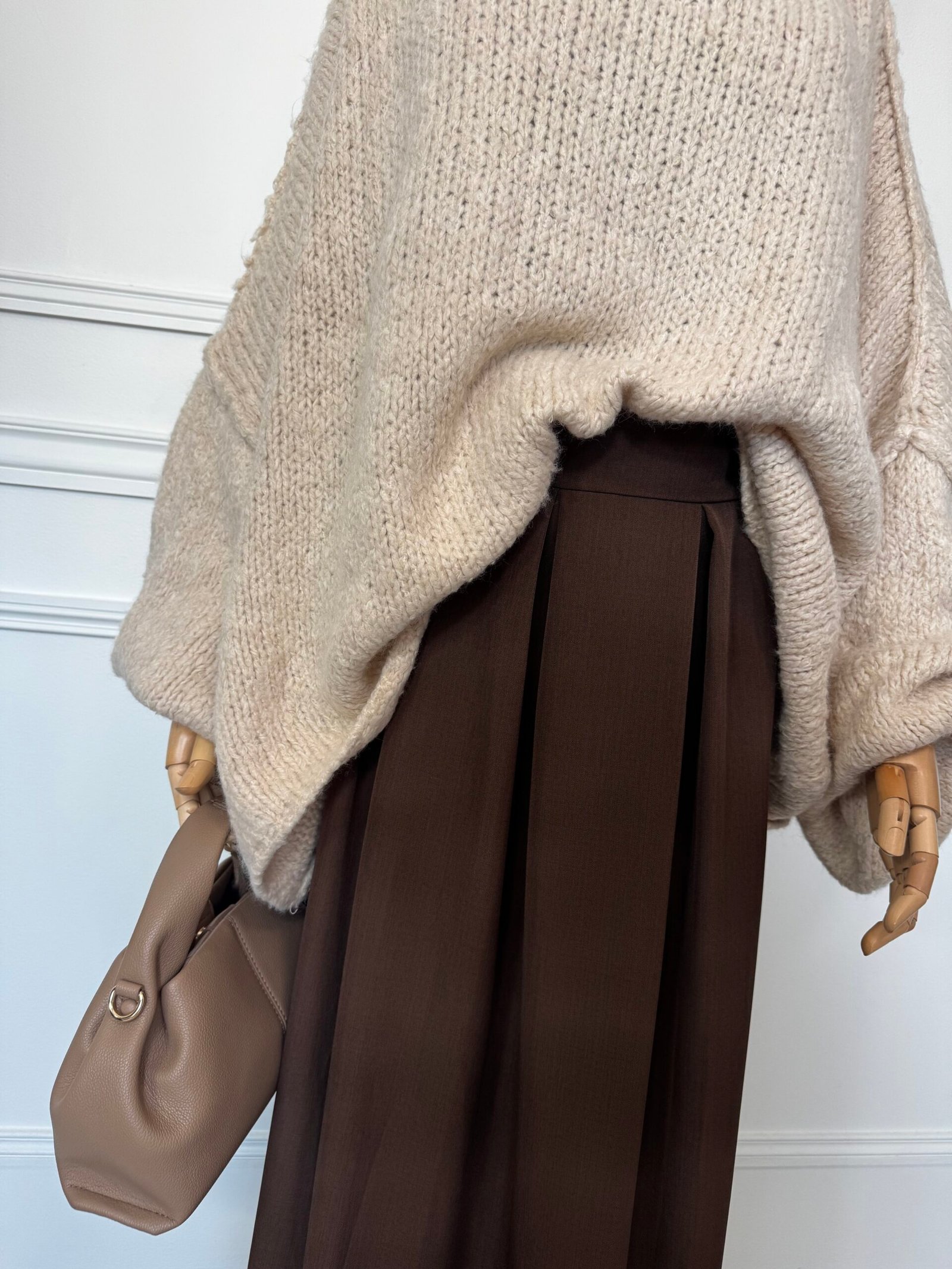 Jupe Trapèze - Marron