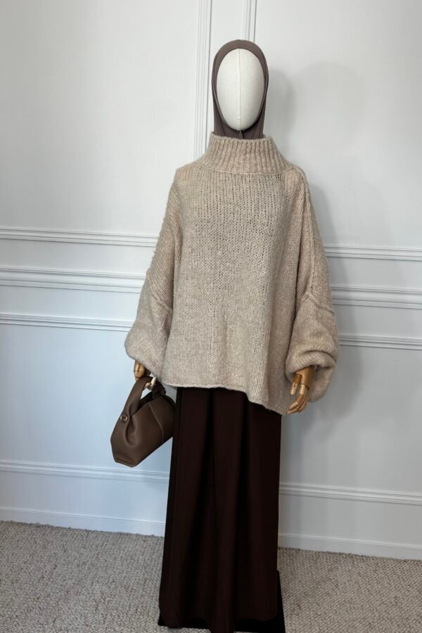 Jupe Trapèze – Marron