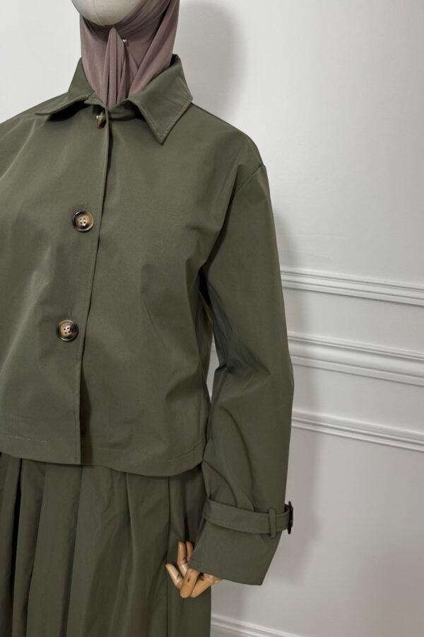 Ensemble Parka Jupe – Kaki