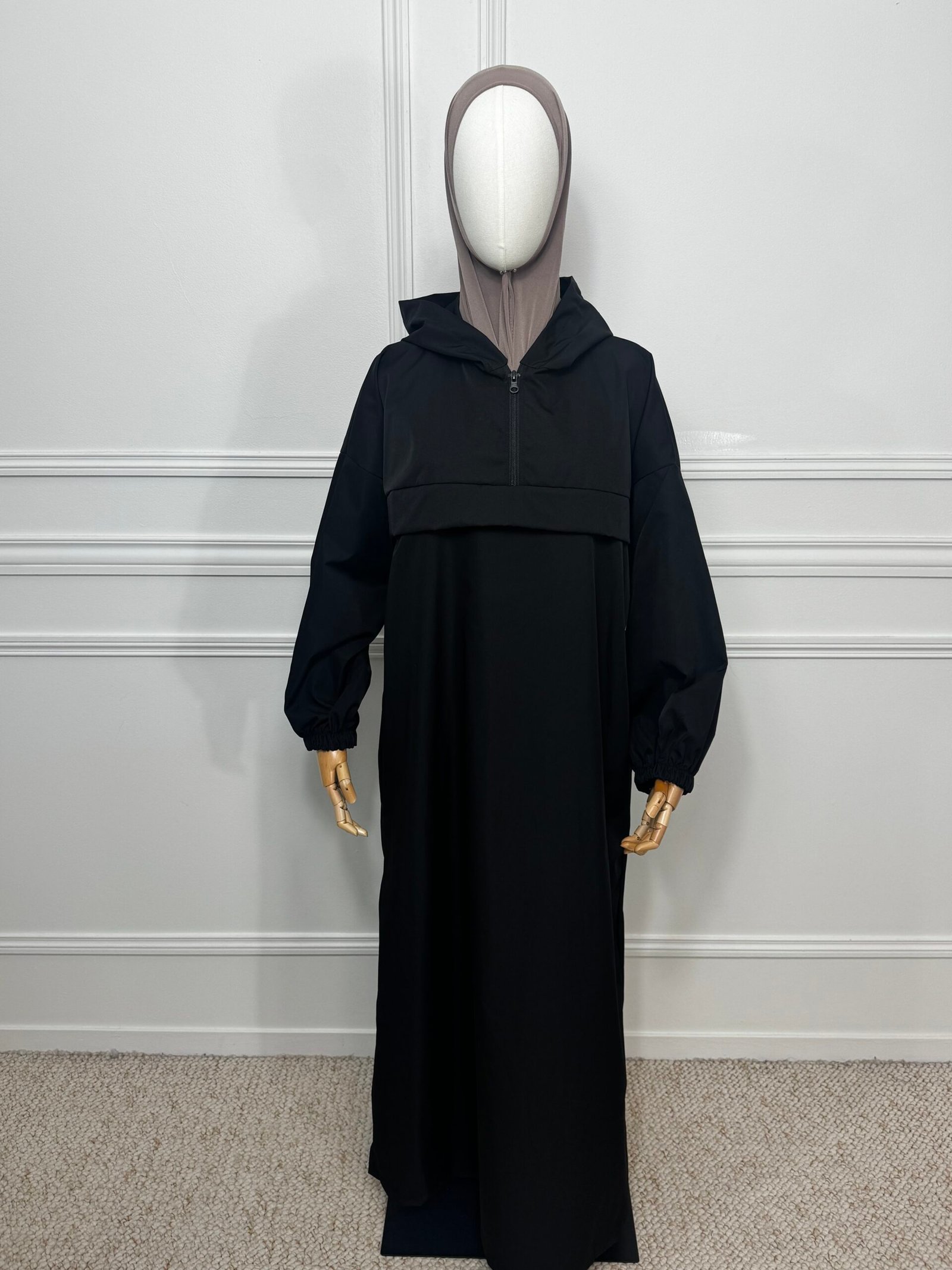 Robe Parka à Capuche - Noire