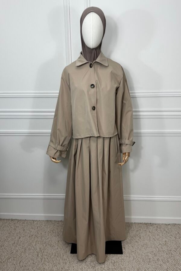 Ensemble Parka Jupe – Beige