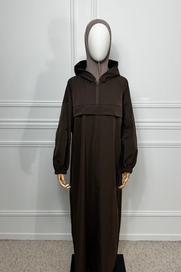 Robe Parka à Capuche – Marron