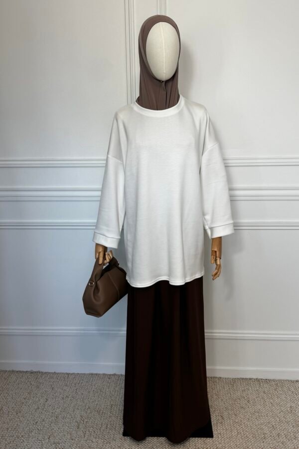 Pull Basique – Blanc