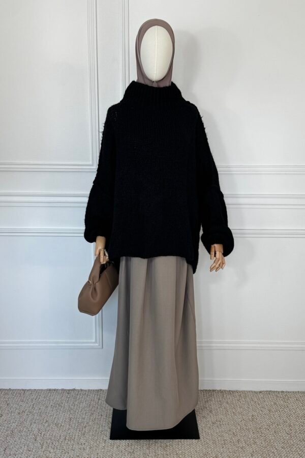 Jupe Trapèze – taupe