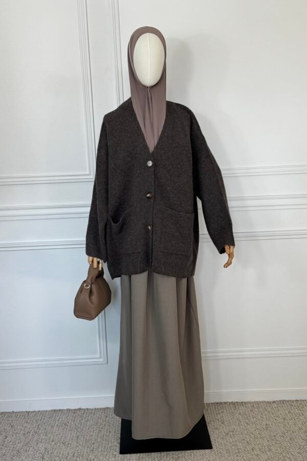 Jupe Trapèze – taupe