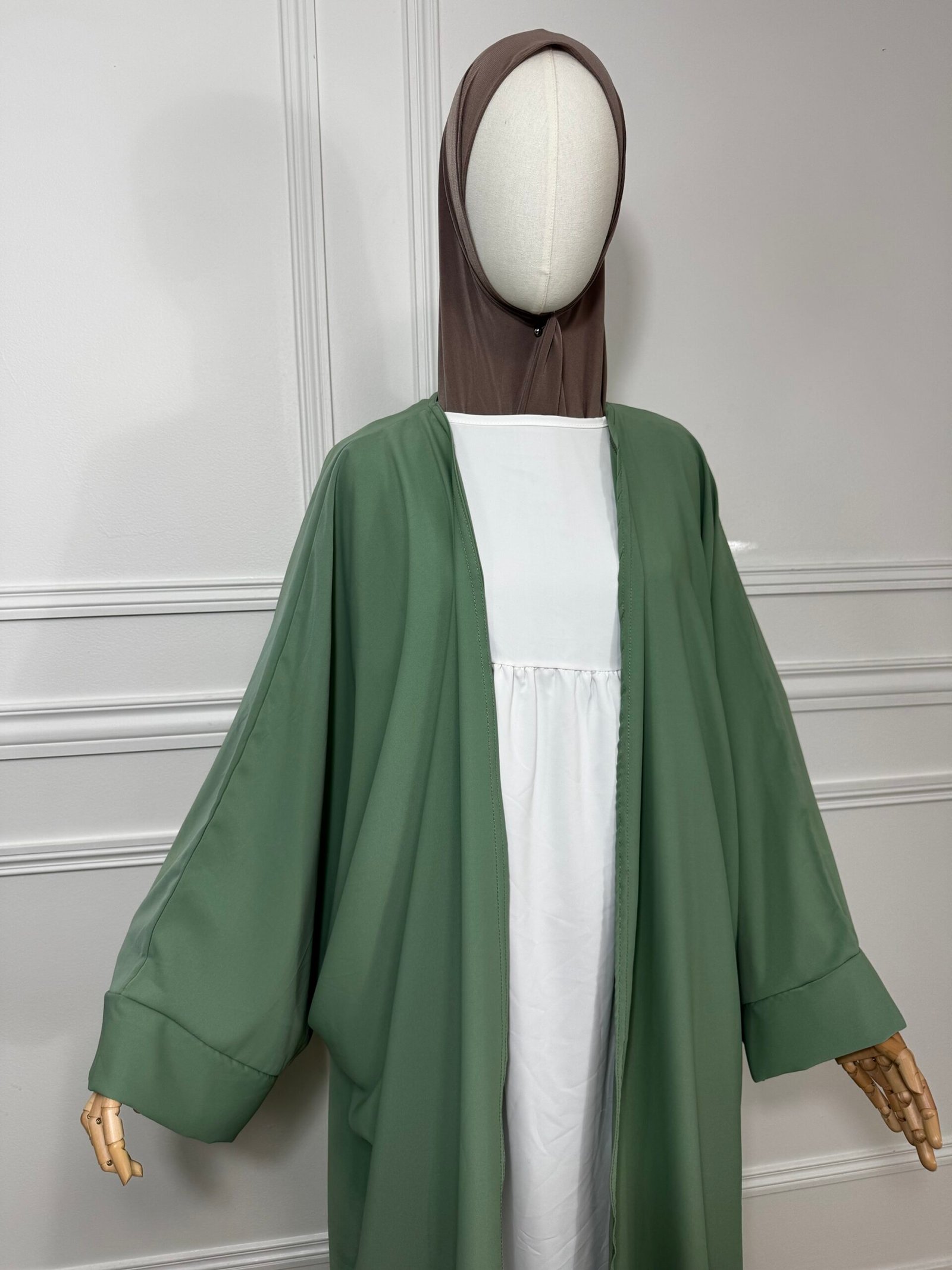 Kimono soie de medine - vert d’eau