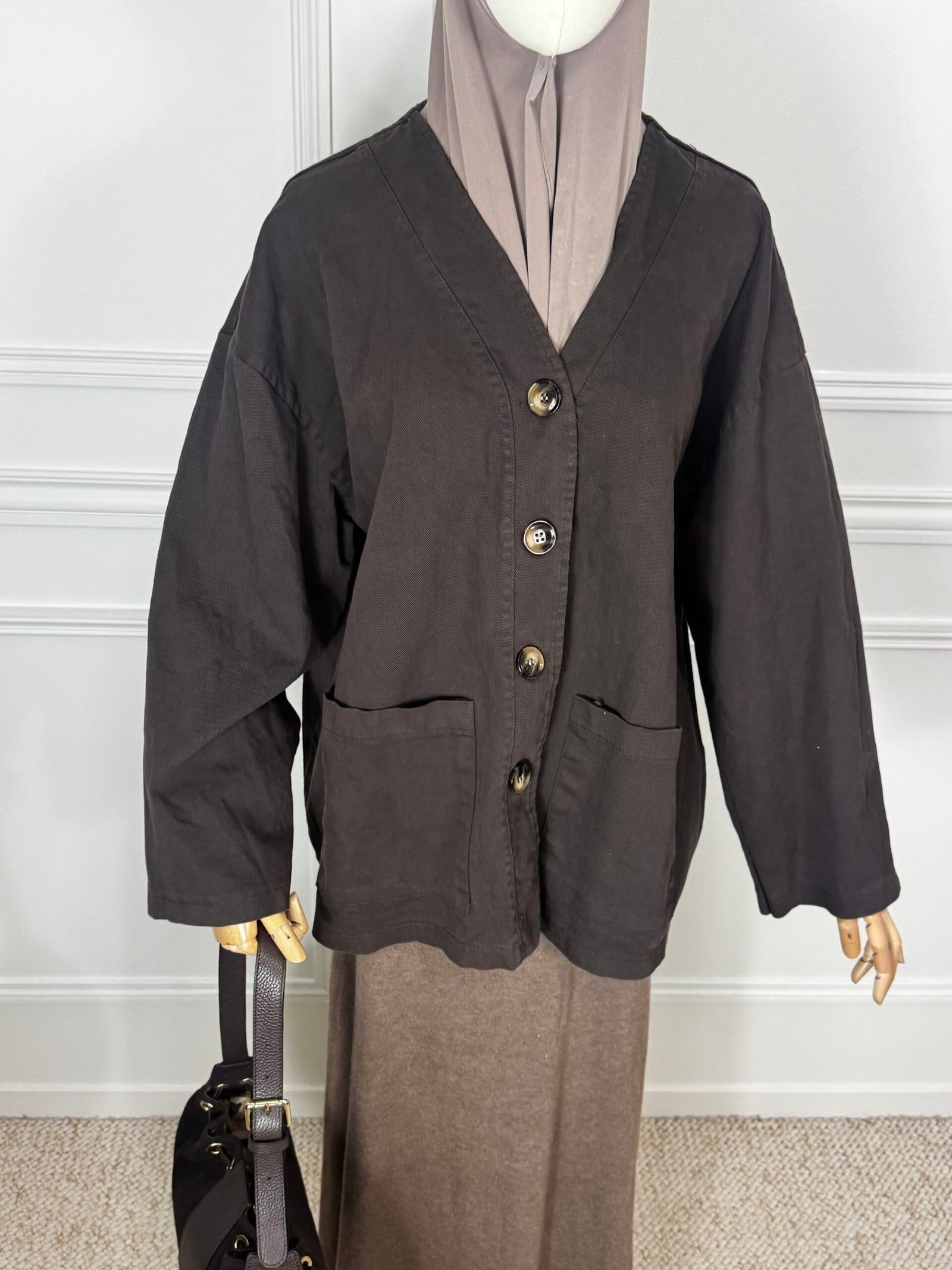 Veste en Jean - marron