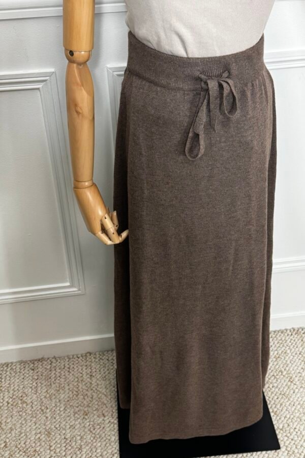 Jupe maille – taupe