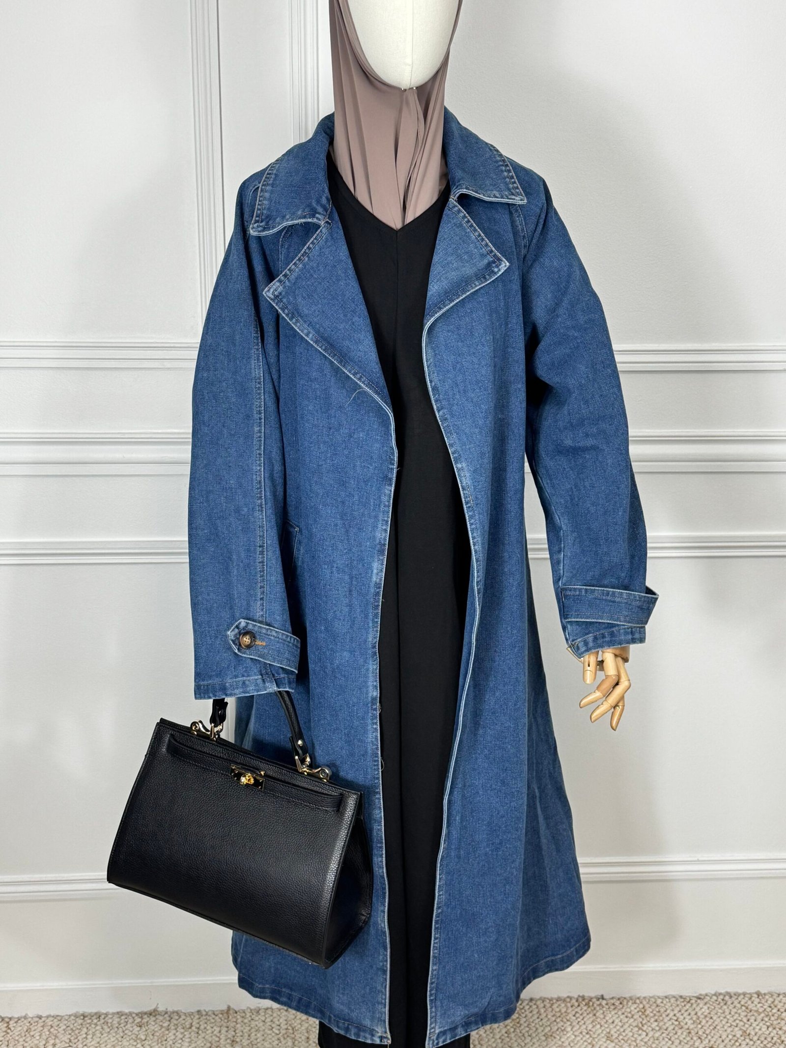Trench en jean - bleu – Image 2
